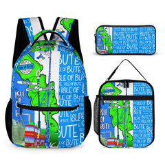 Isle of Bute Medium size Backpack/Lunch Bag/Cosmetic-Pencil Case - Free p&p Worldwide