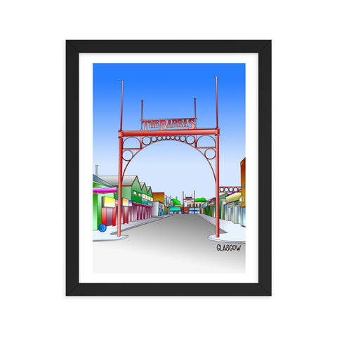 The Barras. Glasgow Framed Print - FREE P&P Worldwide