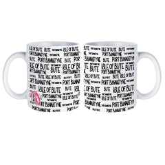 Port Bannatyne Typography Mug | Isle of Bute