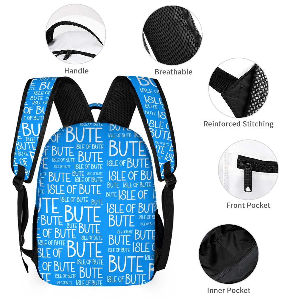 Isle of Bute Medium size Backpack/Lunch Bag/Cosmetic-Pencil Case - Free p&p Worldwide
