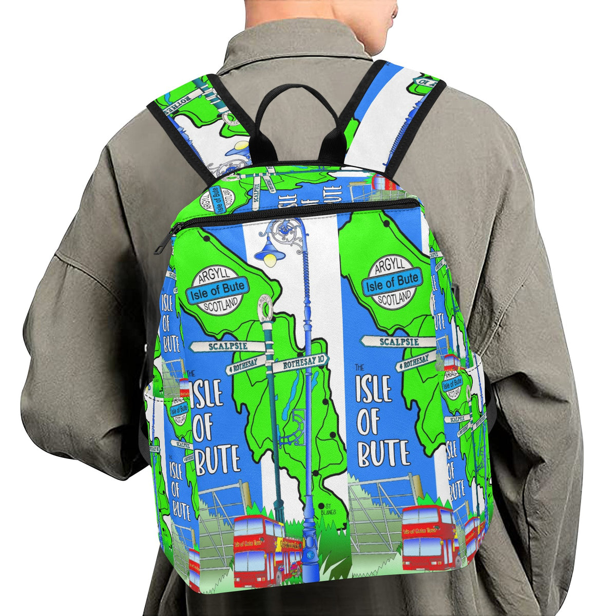 Isle of Bute Medium Backpack - Free p&p Worldwide