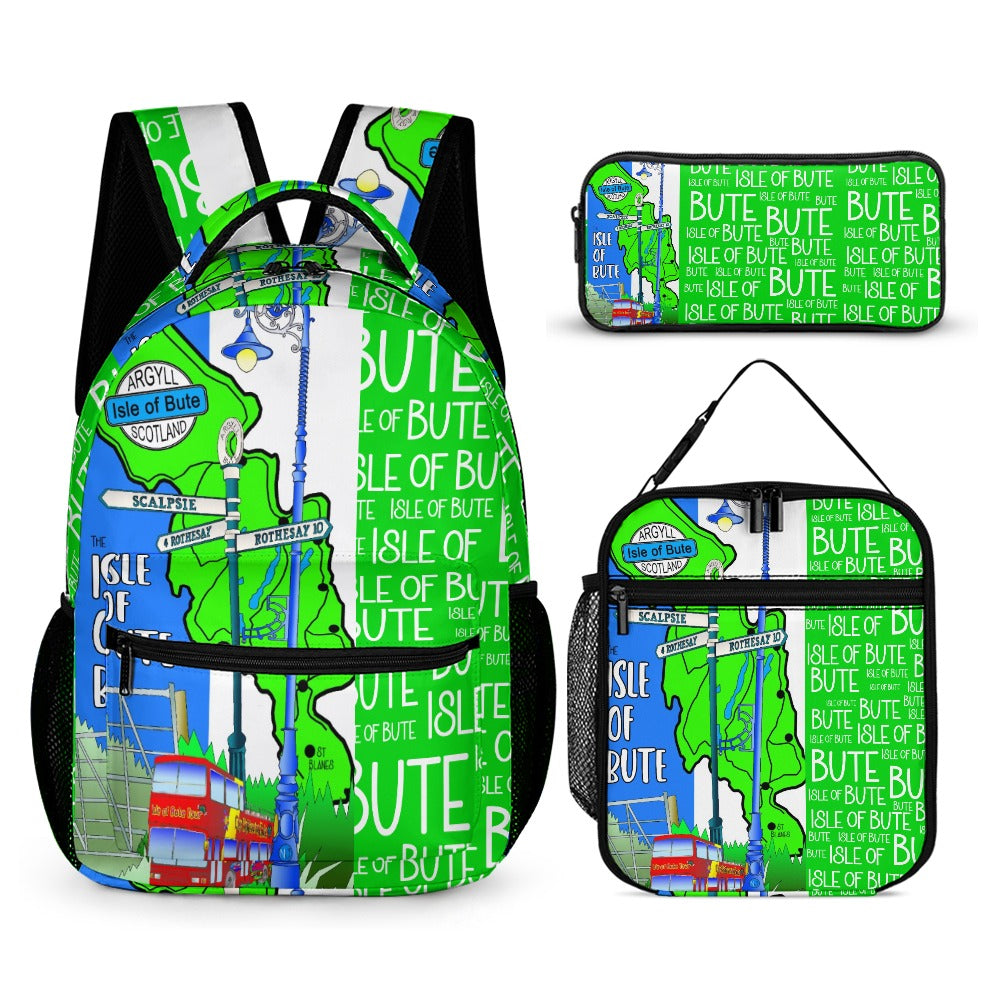 Isle of Bute Medium size Backpack/Lunch Bag/Cosmetic-Pencil Case - Free p&p Worldwide