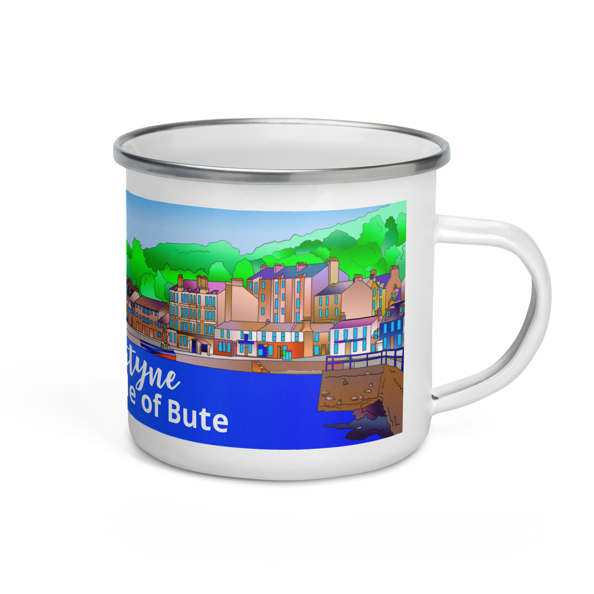 The Anchor Port Bannatyne Enamel Mug
