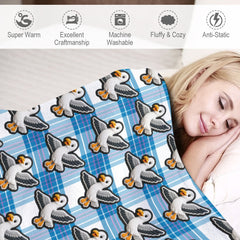 Ultra-Soft Flannel Blanket Multiple Sizes