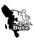 Isle of Bute Fishing Decal - free p&p UK