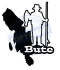 Isle of Bute Fishing Decal - free p&p UK