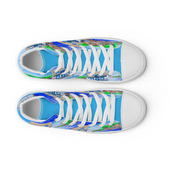The Anchor Pub Port Bannatyne Men’s high top canvas  - Free p&p Worldwideshoes