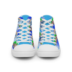 Men’s high top canvas shoes