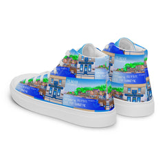 The Anchor Pub Port Bannatyne Men’s high top canvas  - Free p&p Worldwideshoes