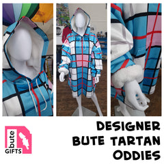 Blanket Fleece Hoodie - NEW Bute Tartan #1