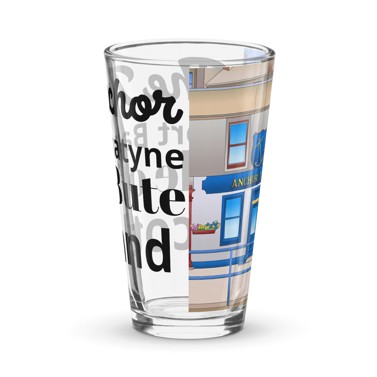 The Anchor Pint Glass