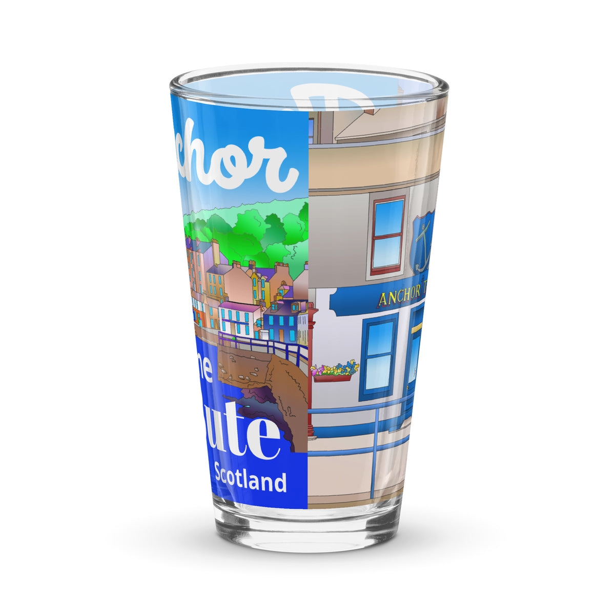 The Anchor Pint Glass