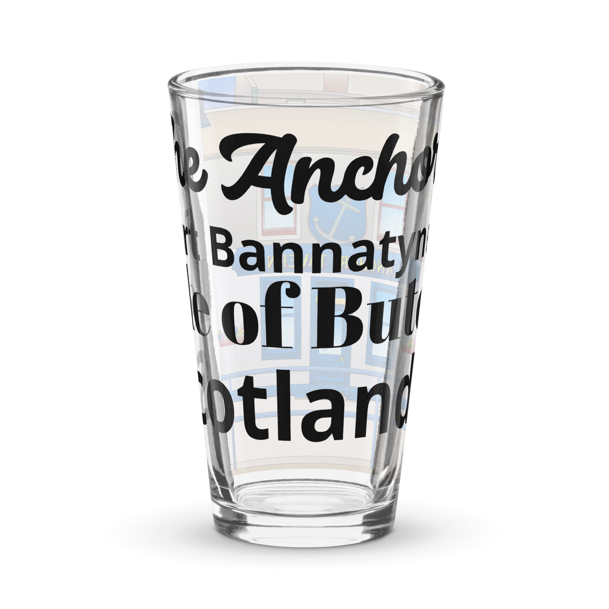 The Anchor Pint Glass