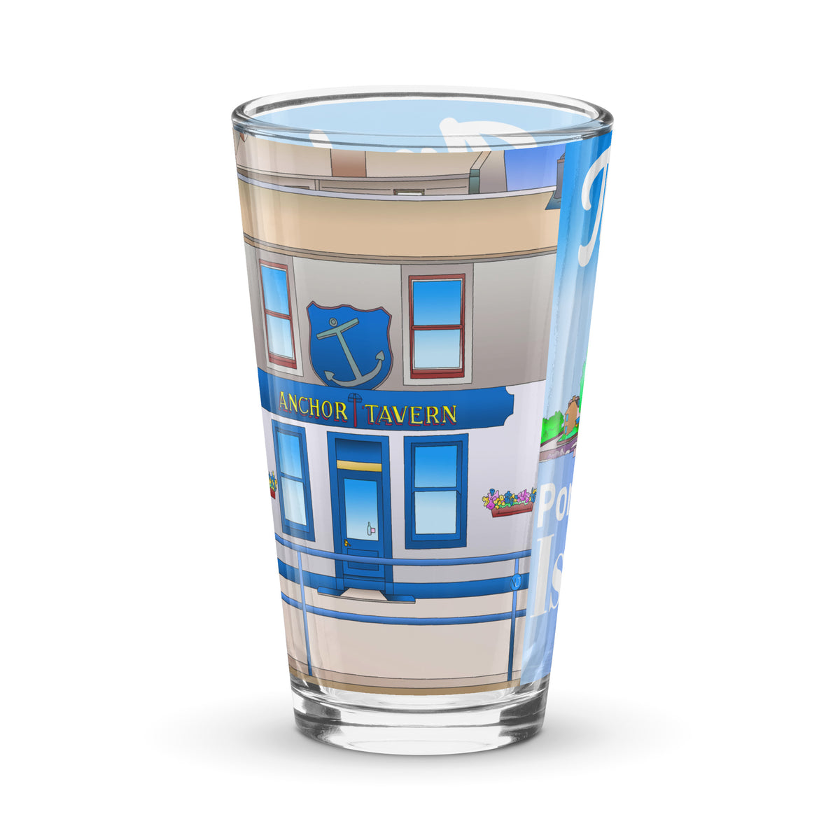 The Anchor Pint Glass