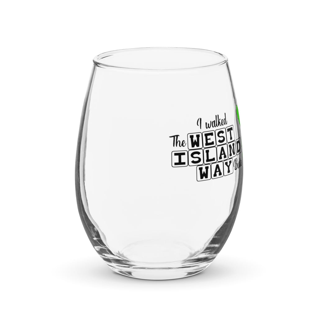 West Island Way Stemless wine glass