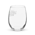 West Island Way Stemless wine glass