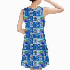 The Anchor Tavern Isle of Bute Sleeveless A frame Dress - Free p&p Worldwide