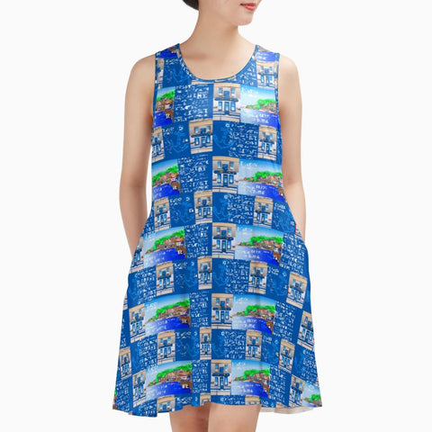 The Anchor Tavern Isle of Bute Sleeveless A frame Dress - Free p&p Worldwide