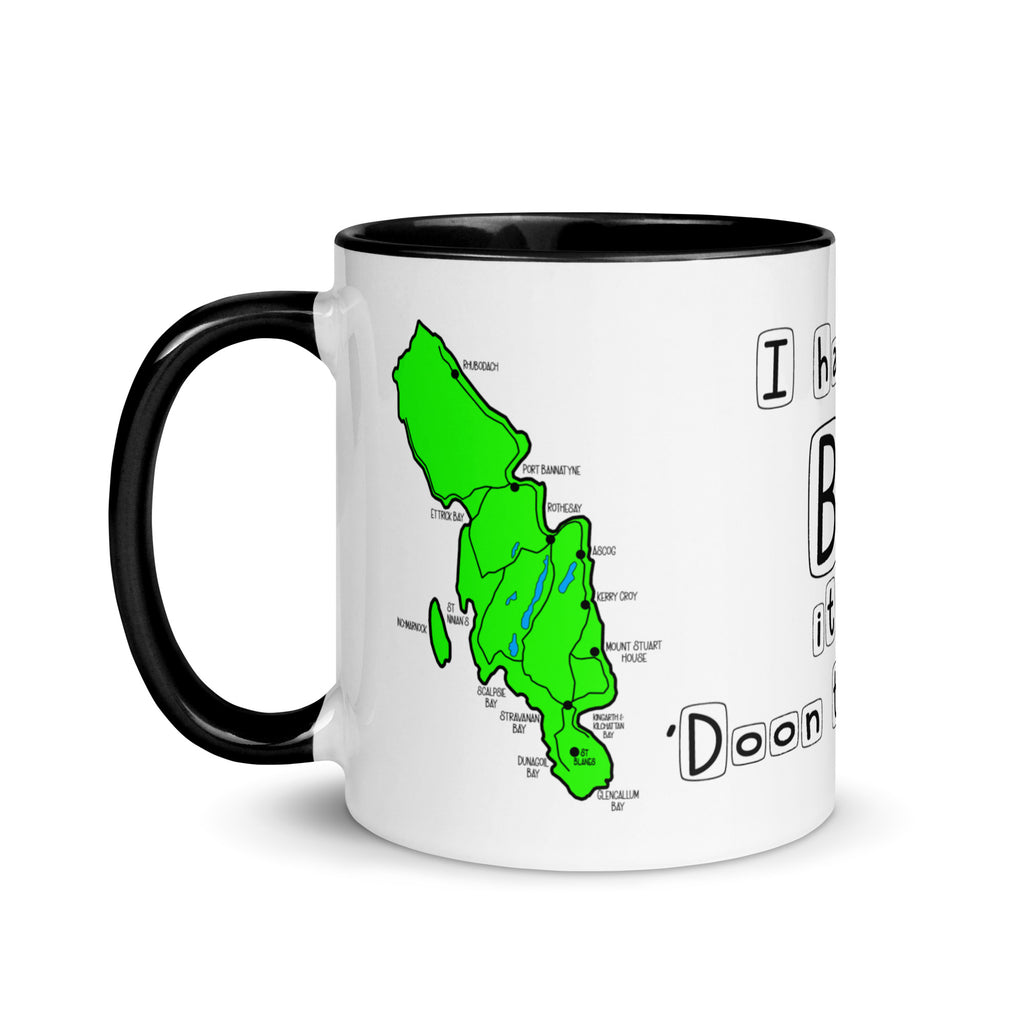Doon the Watter Mug with Color Inside Free p&p Worldwide