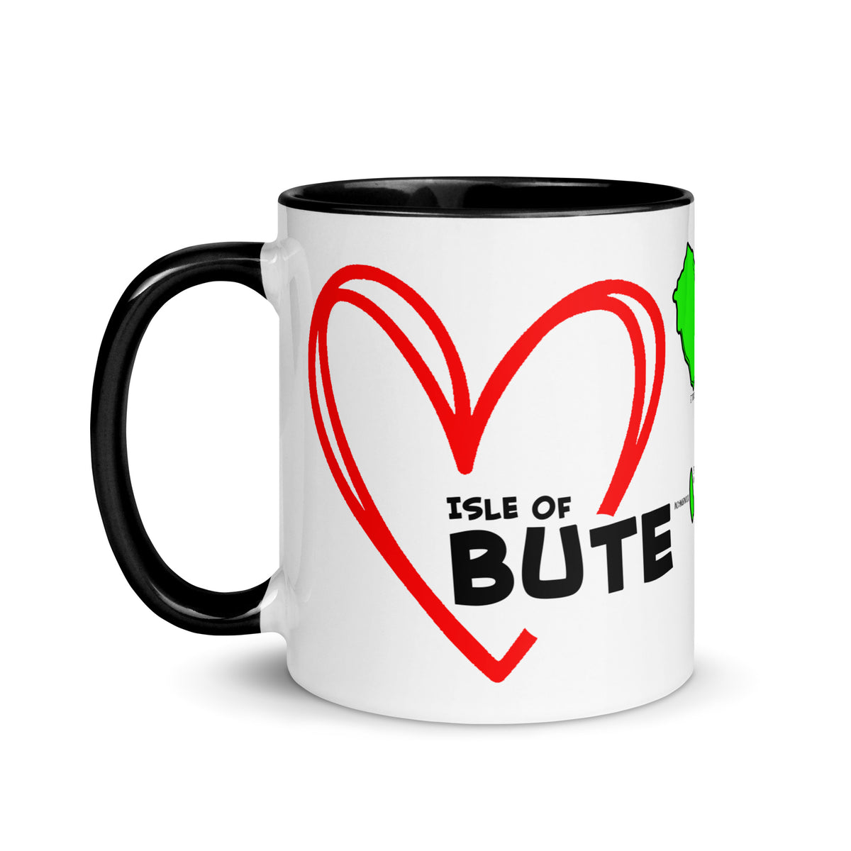 I love Bute Mug with Color Inside FREE p&p Worldwide