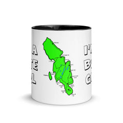 I'm a Bute Girl mug with different colors Inside