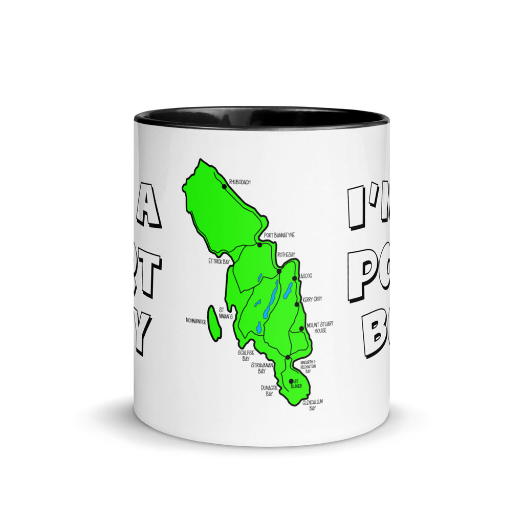 I'm a Port Boy mug with different colors Inside
