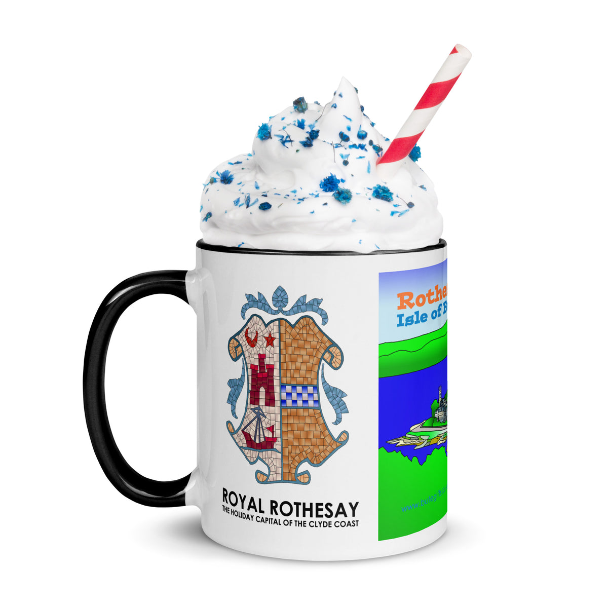 Rothesay, Isle of Bute Mug with different colors Inside