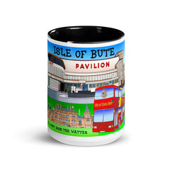 Rothesay Pavilion and Mount Stuart mug with different colors Inside
