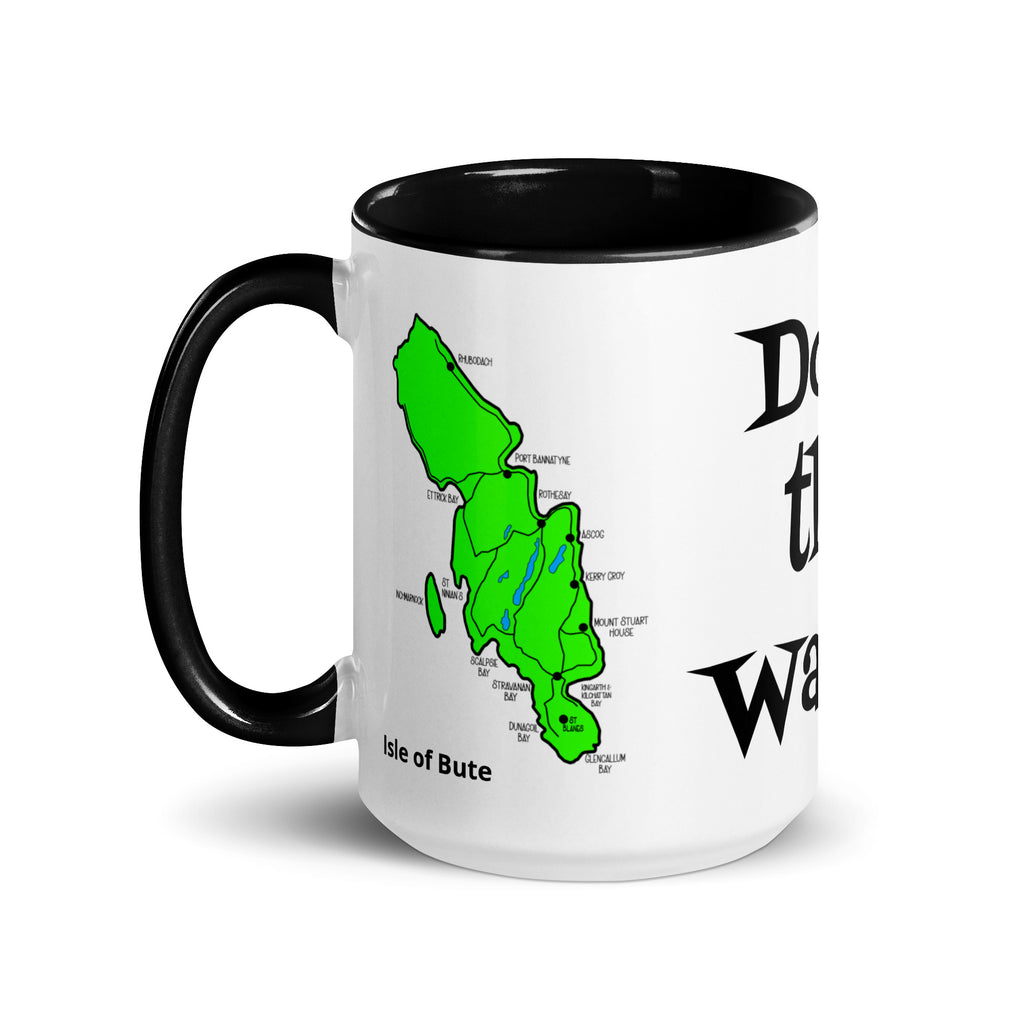 Doon the Watter, Isle of Bute Mug with different color inside