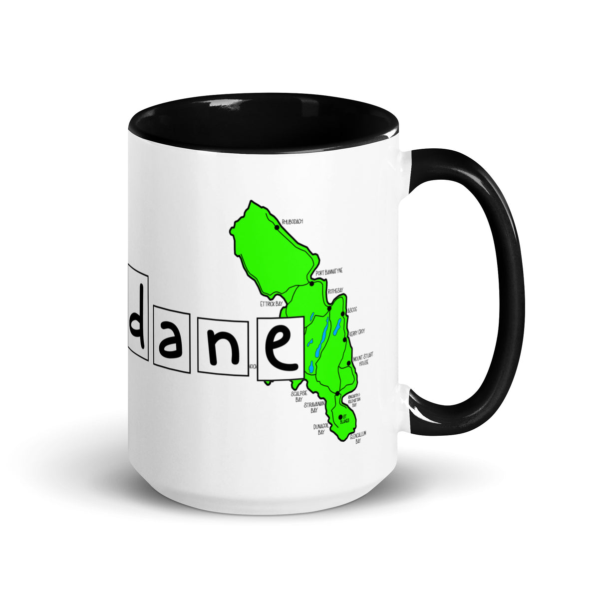 100% Brandane Mug with different colors Inside