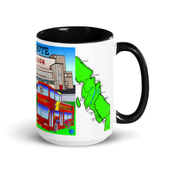 Rothesay Pavilion and Mount Stuart mug with different colors Inside