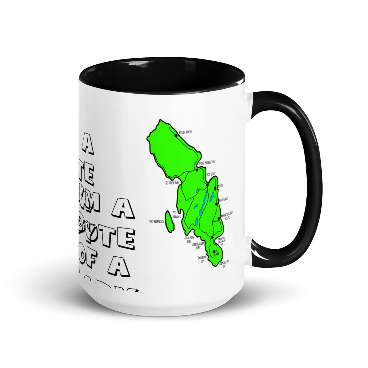 I'm a Bute of a Lady mug with different colors Inside