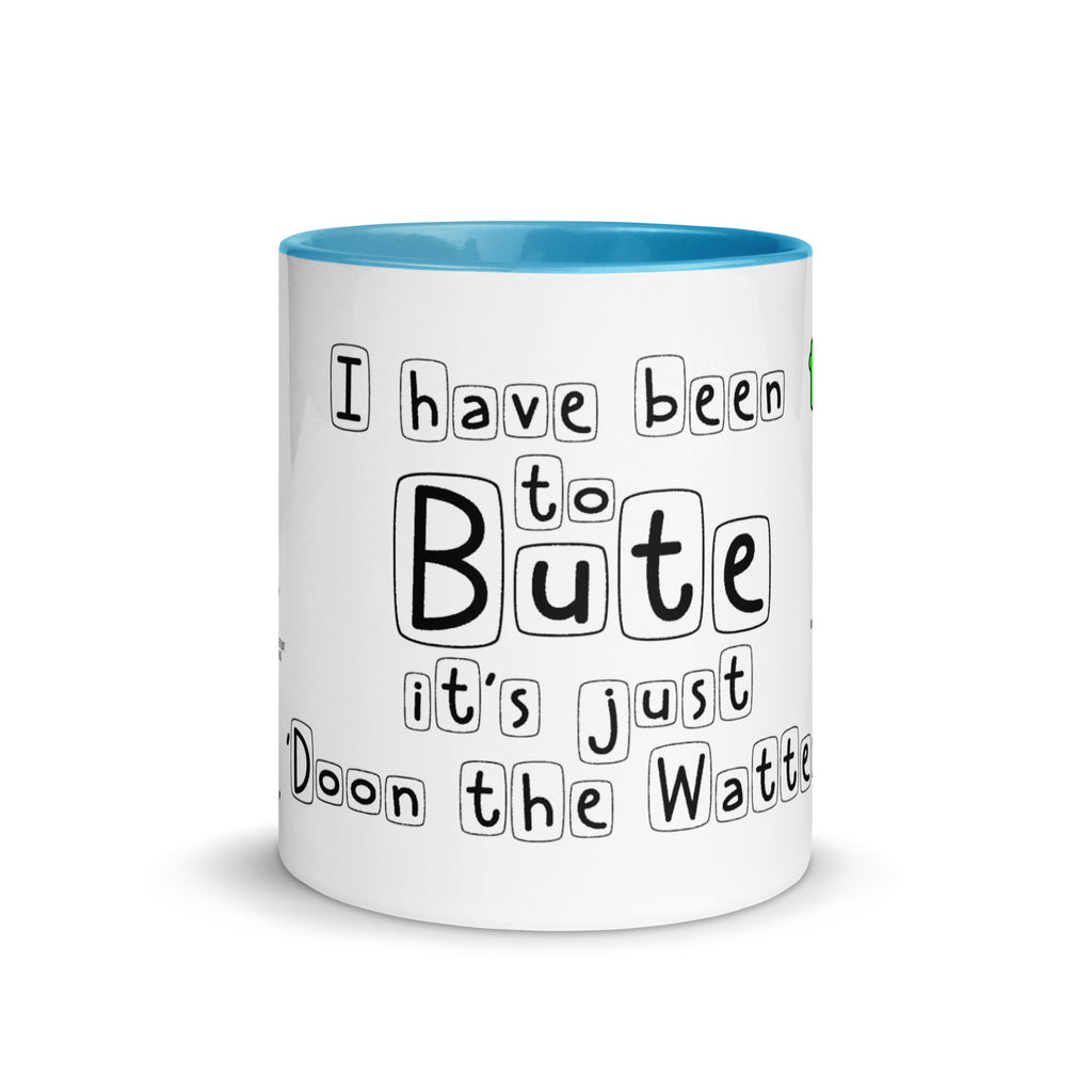 Doon the Watter Mug with Color Inside Free p&p Worldwide