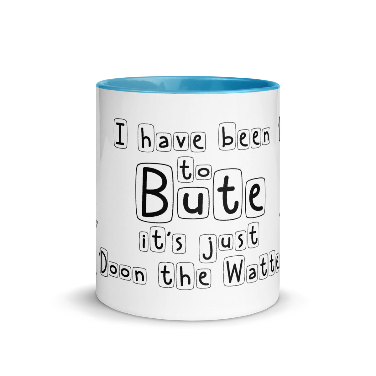 Doon the Watter Mug with Color Inside Free p&p Worldwide
