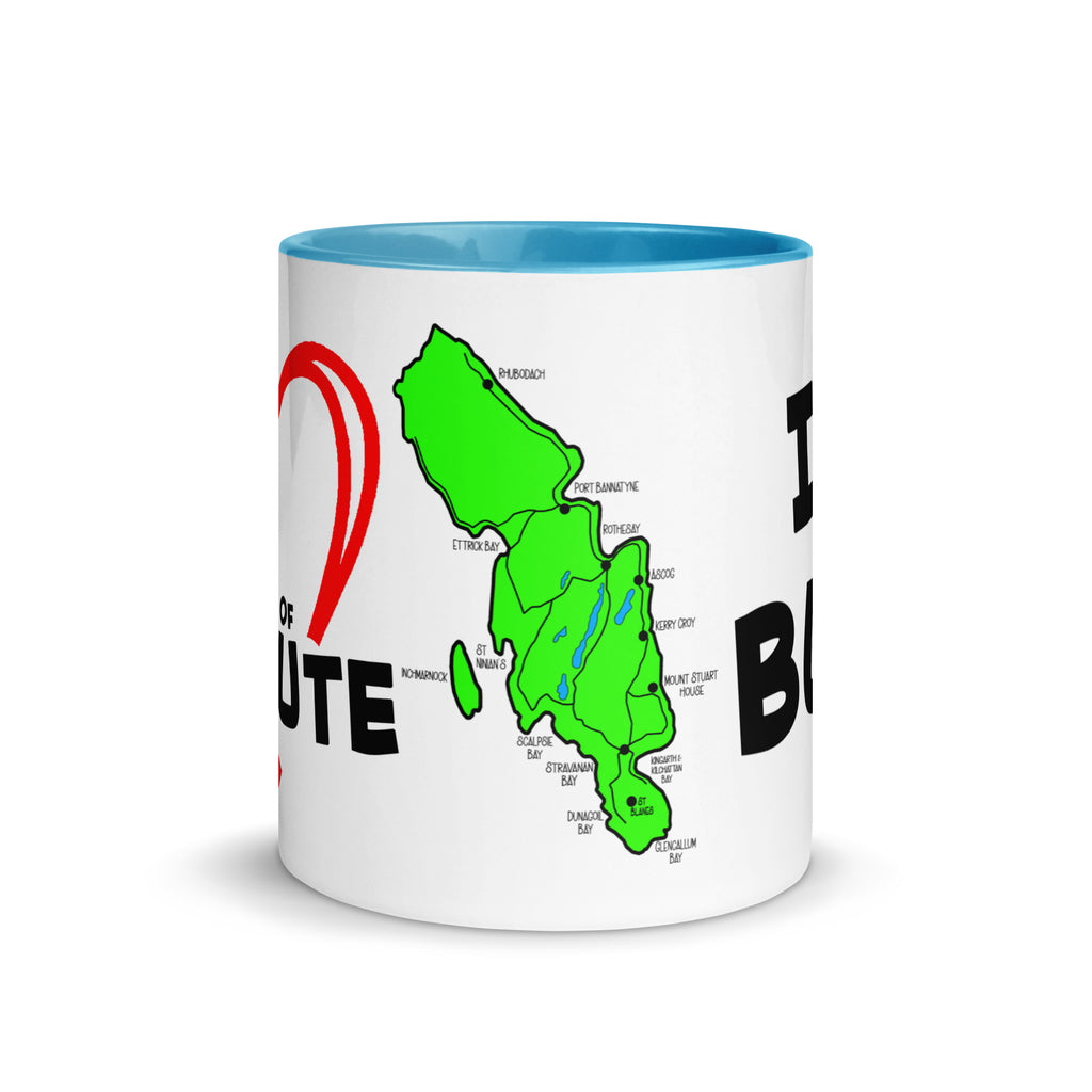 I love Bute Mug with Color Inside FREE p&p Worldwide