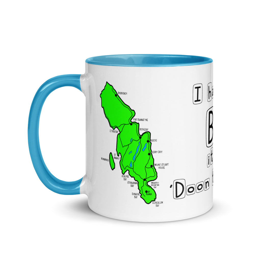 Doon the Watter Mug with Color Inside Free p&p Worldwide