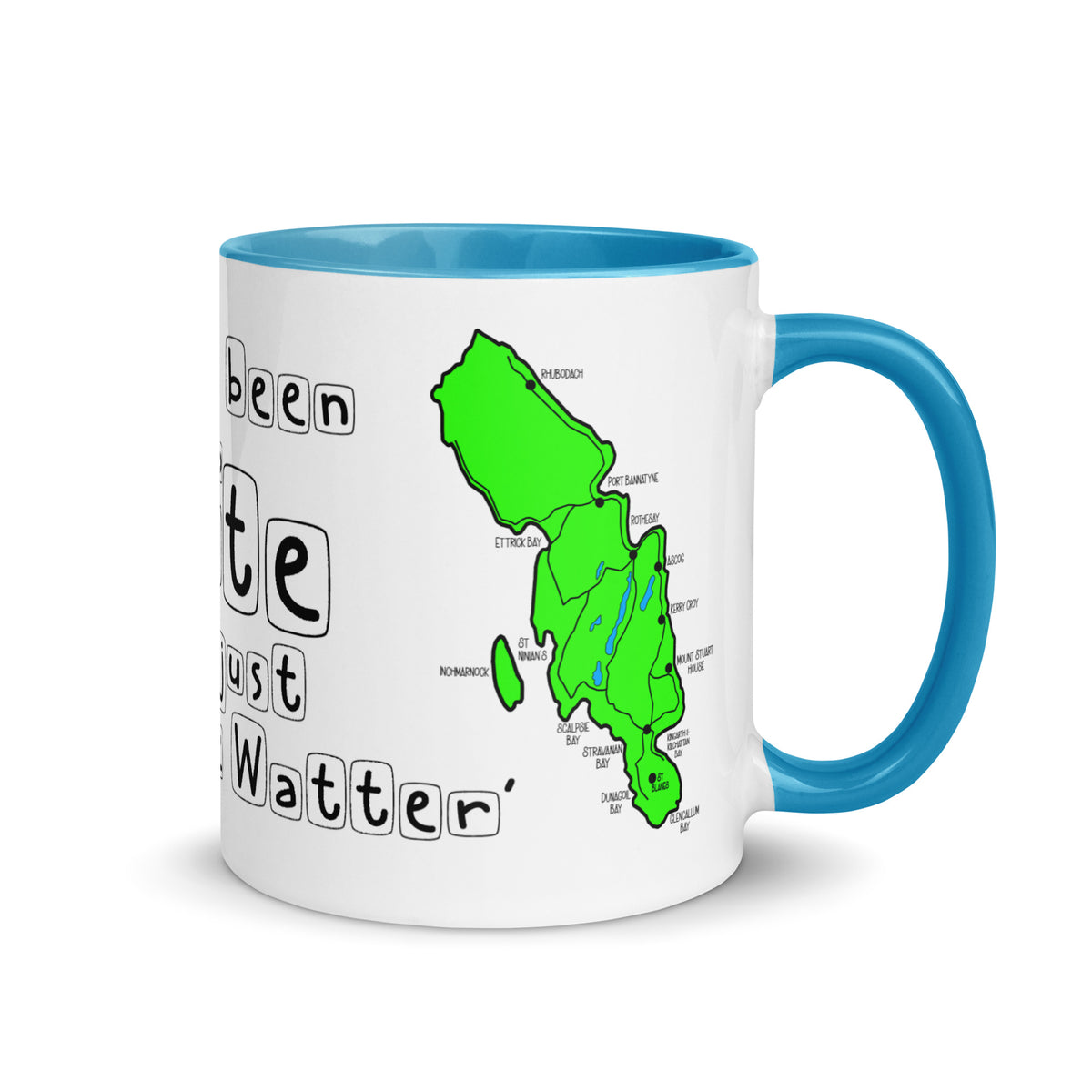 Doon the Watter Mug with Color Inside Free p&p Worldwide