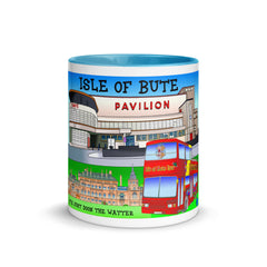 Rothesay Pavilion and Mount Stuart mug with different colors Inside