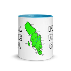 I'm a Bute Girl mug with different colors Inside