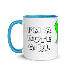 I'm a Bute Girl mug with different colors Inside