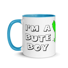 I'm a Bute Boy mug with different colors Inside