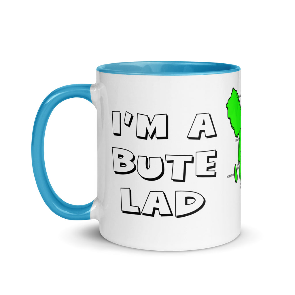 I'm a Bute Lad mug with different colors Inside