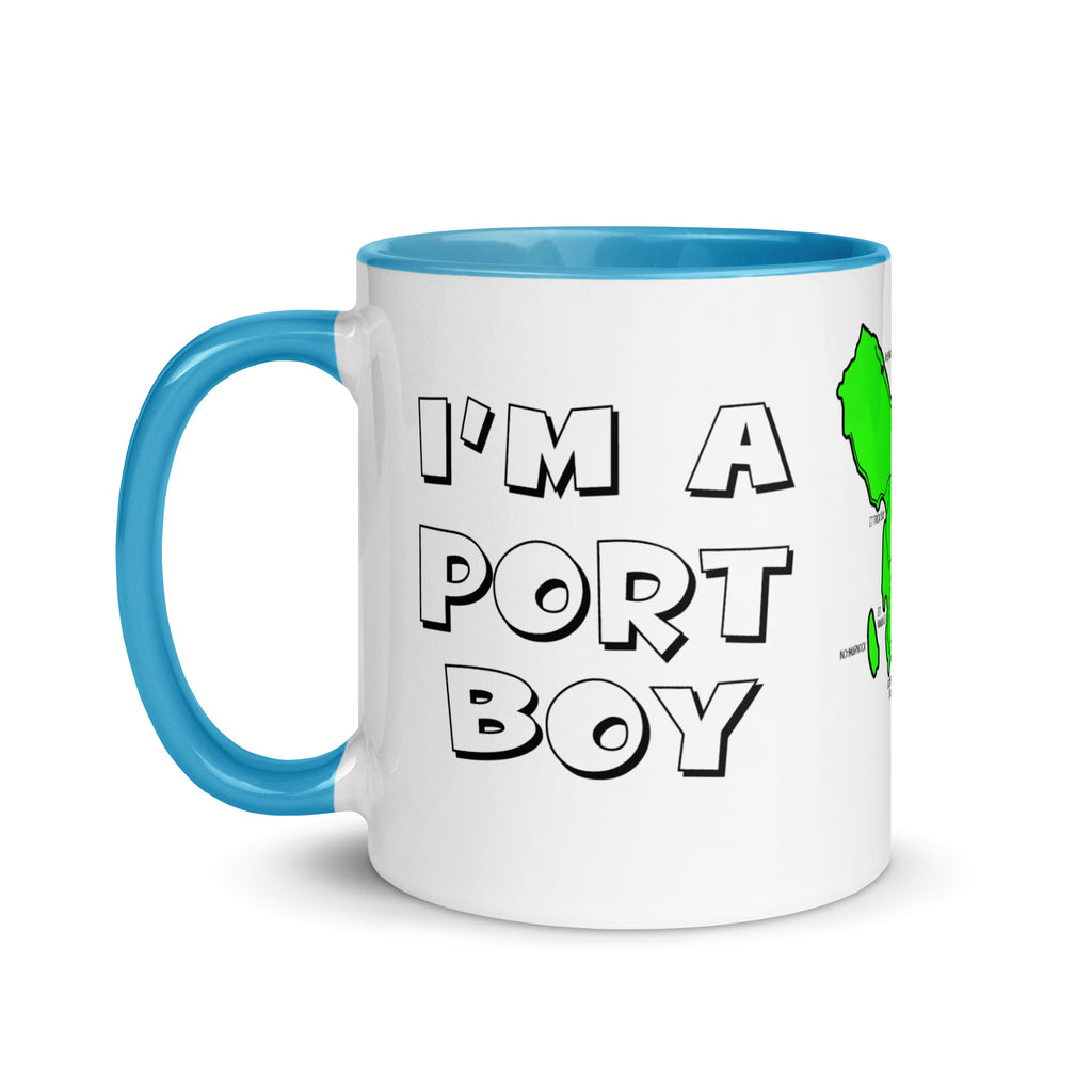 I'm a Port Boy mug with different colors Inside