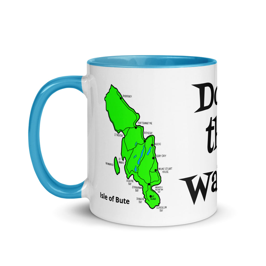 Doon the Watter, Isle of Bute Mug with different color inside