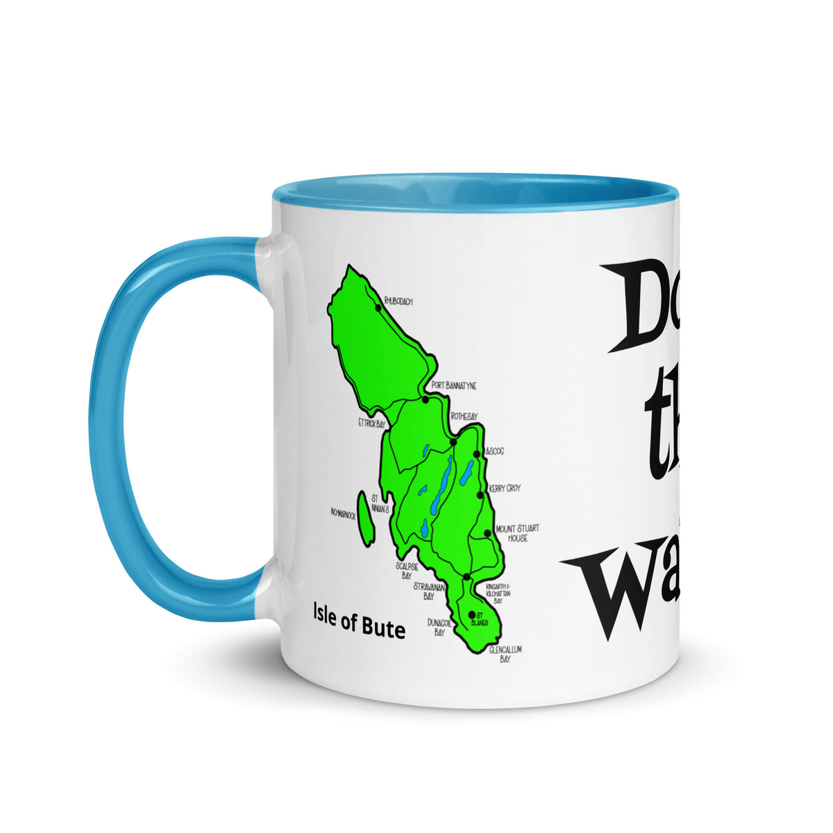 Doon the Watter, Isle of Bute Mug with different color inside