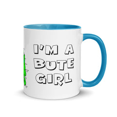 I'm a Bute Girl mug with different colors Inside