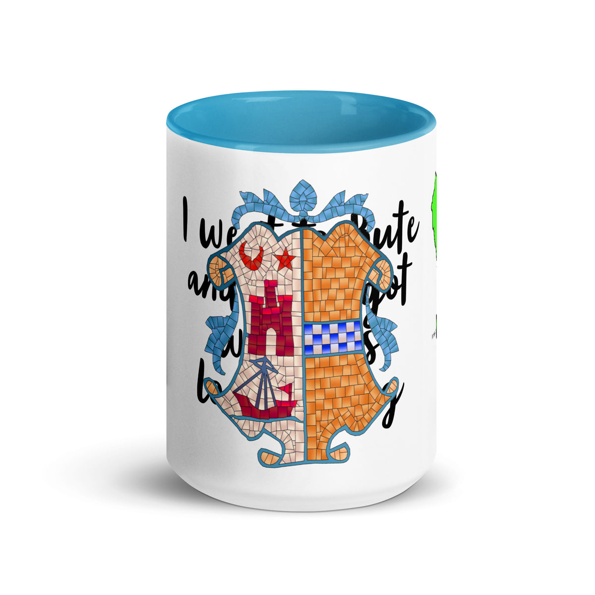 I went to Rothesay and all I got was a lousy mug with different colors Inside