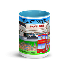Rothesay Pavilion and Mount Stuart mug with different colors Inside