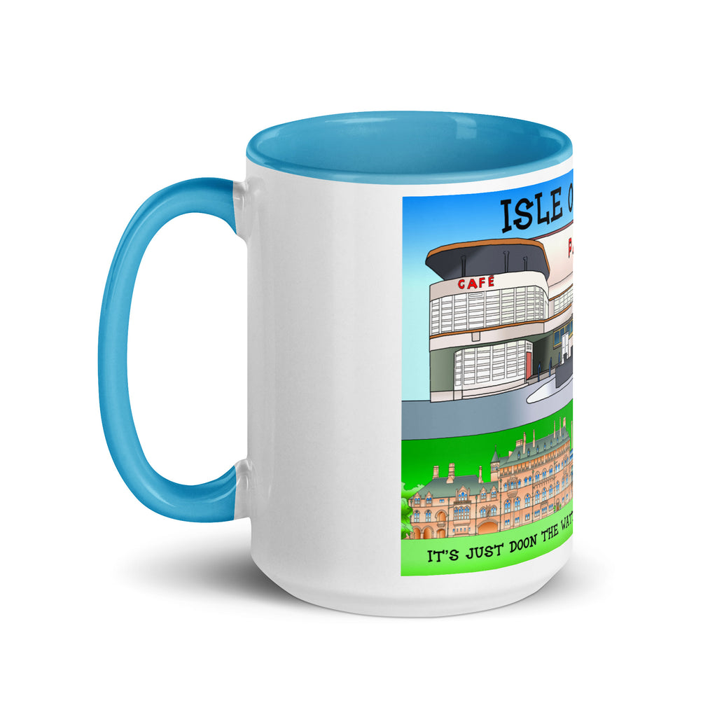 Rothesay Pavilion and Mount Stuart mug with different colors Inside