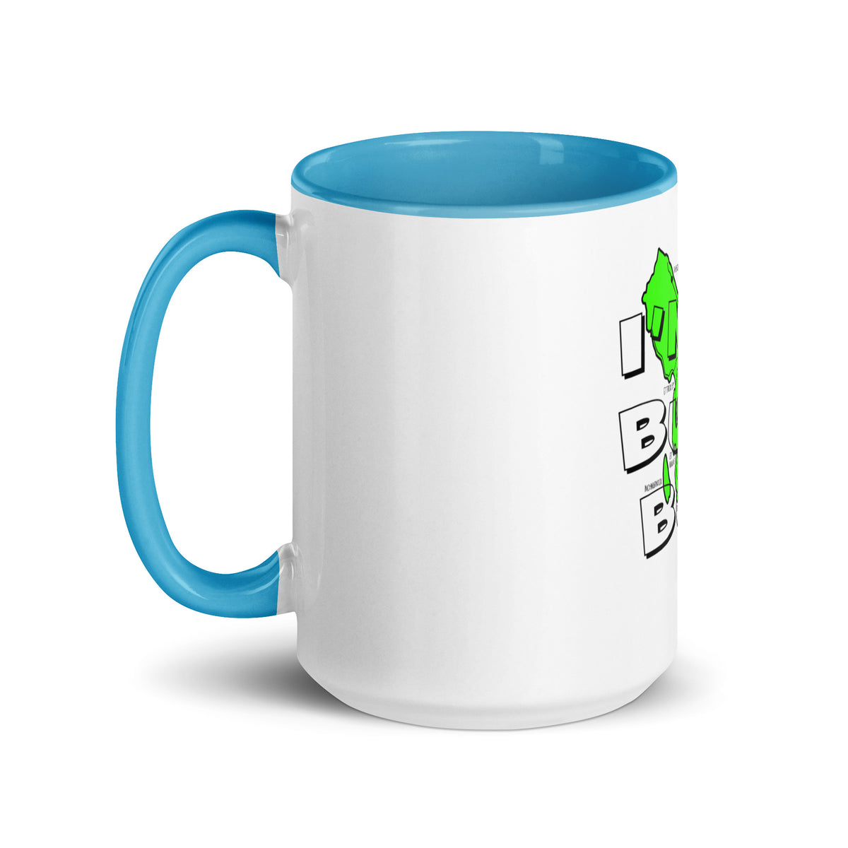 I'm a Bute Boy mug with different colors Inside